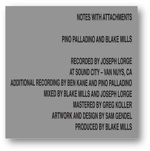 Cover for Pino Palladino &amp; Blake Mills · Notes with Attachments (LP) (2022)