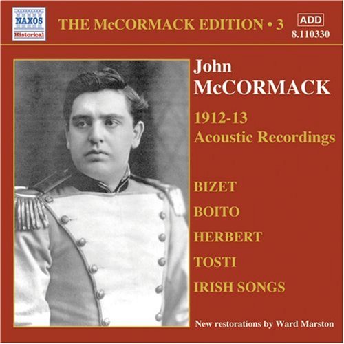 Cover for Acoustic Victor and Hmv Recordings 1912-14, Vol.1 · Mccormack Edition Vol.3, Pe (CD) (2006)