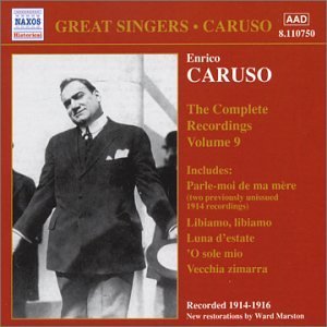 CARUSO: Compl.Recordings.Vol.9 - Enrico Caruso - Musik - NAXOS - 0636943175026 - 26 maj 2003