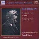 Cover for Ludwig Van Beethoven · Symphonies No.3&amp;8 (CD) (2000)
