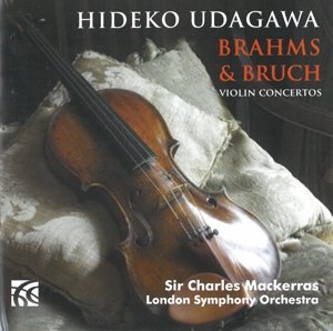 Cover for Brahms / Bruch / Udagawa,hideko · Violin Concertos (CD) (2015)