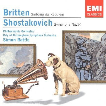 Brittenshostakovich-rattle,s. / Cbso · Sinf.da Requiem / Sinfonie 10 (CD) (2008)