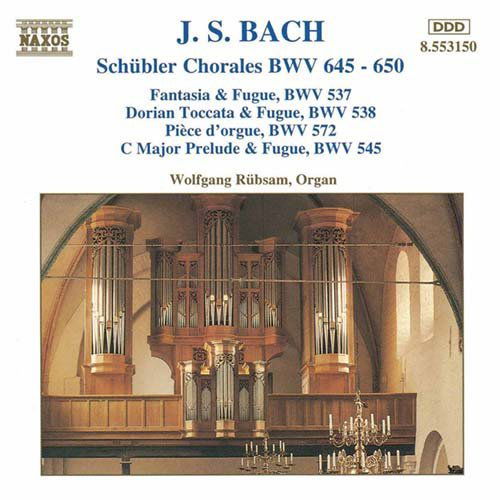 Cover for Bach / Rubsam · Schubler Chorales (CD) (1995)