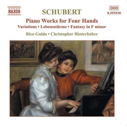 Schubert: Piano Works For Four Hands - Schubert - Muziek - NAXOS - 0747313593026 - 2003