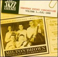 Cover for Brown,milton &amp; His Musical Brownies · Western Swing Chronicles 1 (CD) (2001)