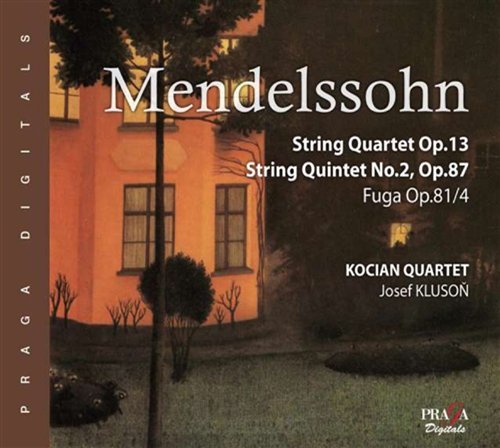 Cover for Kocian Quartet · String Quintet No.2 Fuga String Quartet (CD) (2016)
