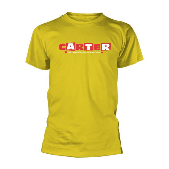 Cover for Carter the Unstoppable Sex Machine · Carter Usm Logo (Yellow) (T-shirt) [size S] [Yellow edition] (2021)