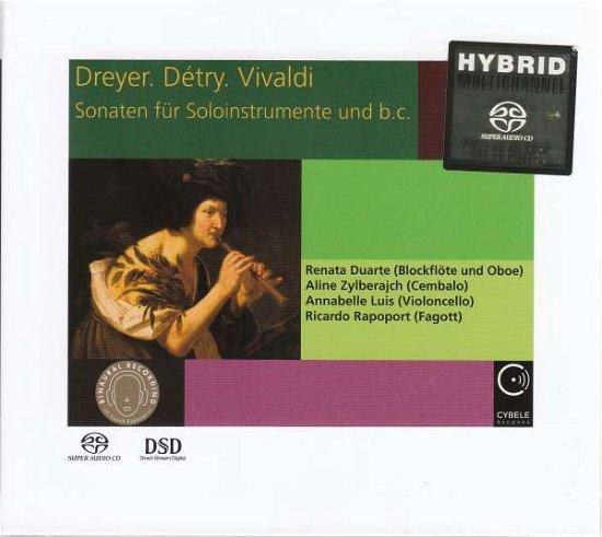 Cover for Renata Duarte / Aline Zylberajch / Annabelle Luis / Ricardo Rapoport · Dreyer. Detry. Vivaldi: Sonatas For Solo Instruments And B.C. (CD) (2020)