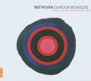 Cover for Ludwig Van Beethoven · String Quartets, Op 18 Nos 2 &amp; 3 - Quatuor Mosaiques (CD) (2007)