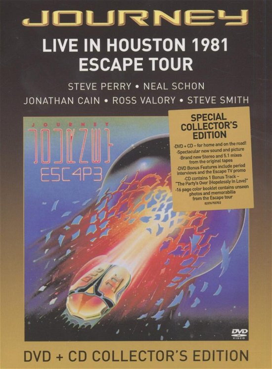 Live in Houston 1981-escape Tour - Journey - Películas - Sony Owned - 0828767507026 - 26 de noviembre de 2005