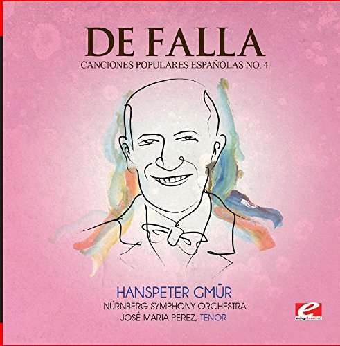 Cover for De Falla · Seven Canciones Populares Espanolas 4 Jota-De Fall (CD) (2016)