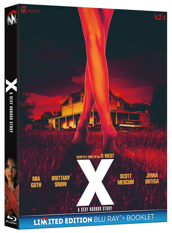 Cover for X · A Sexy Horror Story (Blu-Ray+Booklet) (Blu-Ray) (2022)