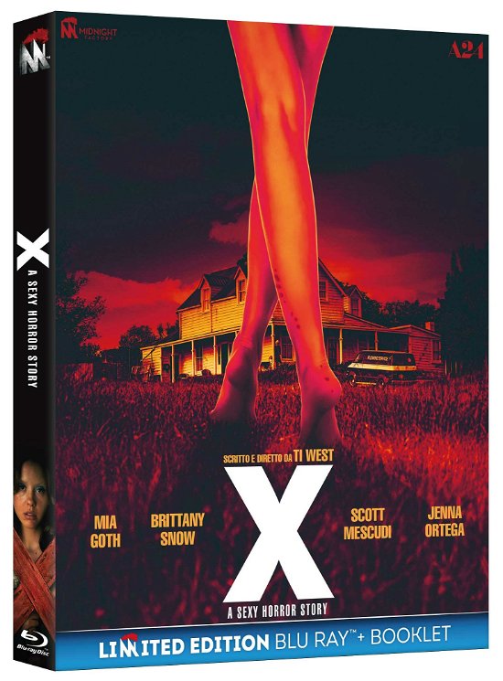 Cover for X · A Sexy Horror Story (Blu-Ray+Booklet) (Blu-ray) (2022)