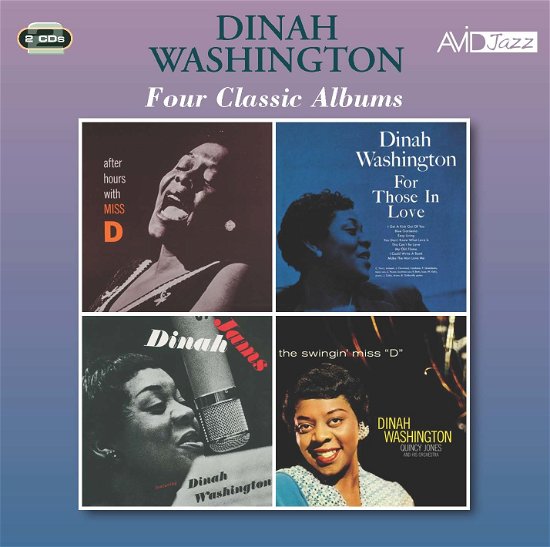 Four Classic Albums - Dinah Washington - Musik - AVID JAZZ - 5022810730026 - 3. April 2020