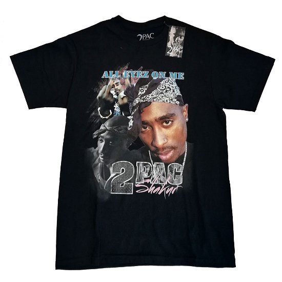 Cover for Tupac · Tupac Unisex T-Shirt: All Eyez Homage (T-shirt) [size L] [Black - Unisex edition]