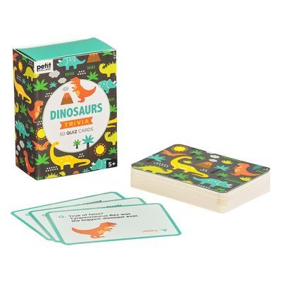 Dinosaurs Trivia Cards - Petit Collage - Gesellschaftsspiele -  - 5055923779026 - 4. Januar 2021