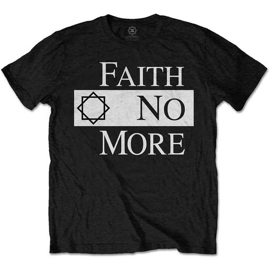 Faith No More Unisex T-Shirt: Classic Logo V.2. - Faith No More - Koopwaar -  - 5056368601026 - 