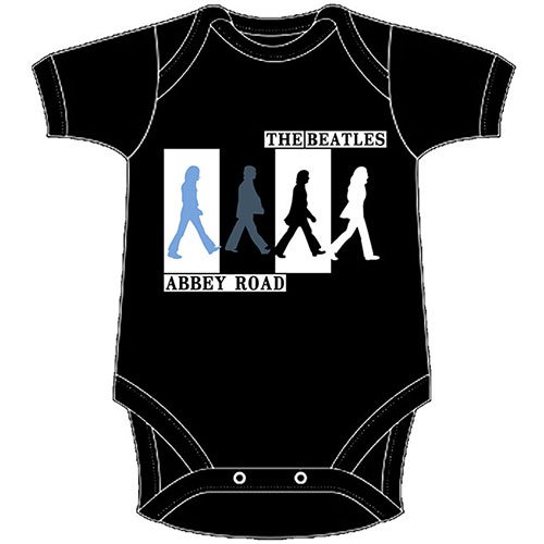 Cover for The Beatles · The Beatles Kids Baby Grow: Abbey Road Colours Crossing (0-3 Months) (Bekleidung) [size 0-6mths] [Black - Kids edition]
