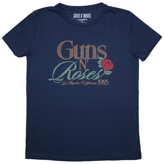 Cover for Guns N Roses · Guns N' Roses Ladies T-Shirt: California 1985 (T-shirt) [size S] (2024)