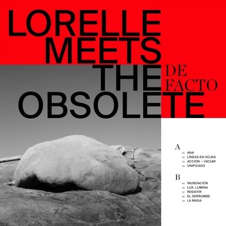 Cover for Lorelle Meets The Obsolete · De Facto (Red Vinyl) (LP) [Coloured edition] (2019)