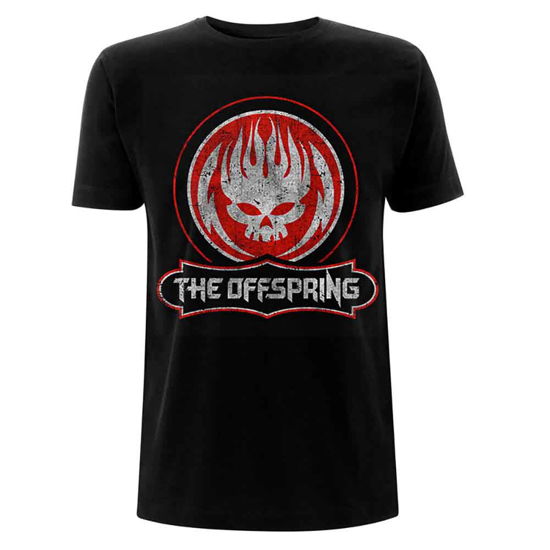 The Offspring Unisex T-Shirt: Distressed Skull - Offspring - The - Merchandise - PHD - 5060489505026 - 26. november 2018