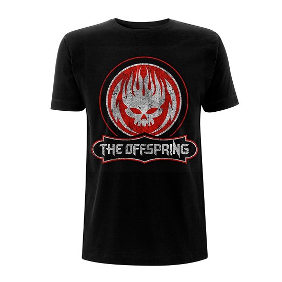 The Offspring Unisex T-Shirt: Distressed Skull - Offspring - The - Fanituote - PHD - 5060489505026 - maanantai 26. marraskuuta 2018