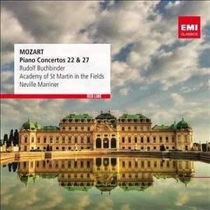 Cover for Buchbinder · Marriner - Academy Of St Martin In The Fields - Mozart: Piano Concertos 22 &amp; 27 (CD) (2013)