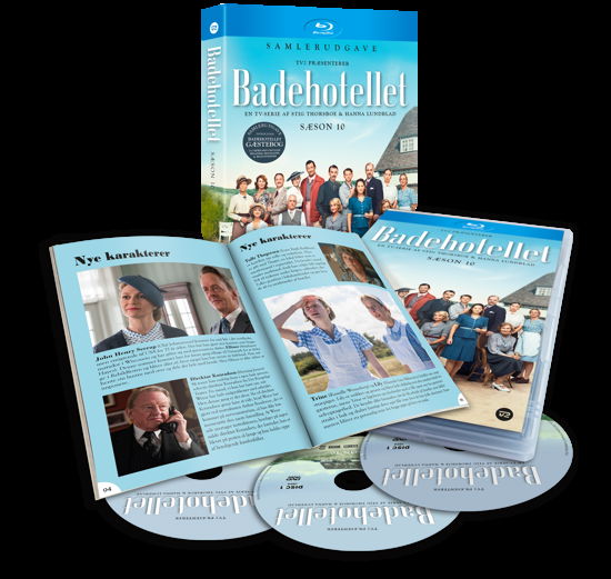 Cover for Badehotellet · Badehotellet Sæson 10 (Samlerudgave) (Blu-Ray) [Deluxe Collector's edition] (2024)