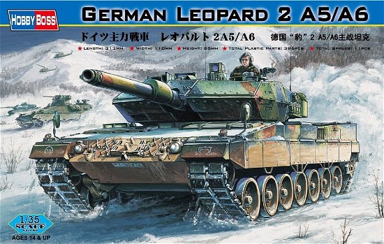 1/35 German Leopard 2 A5/a6 - Hobby Boss - Merchandise - Hobby Boss - 6939319224026 - 