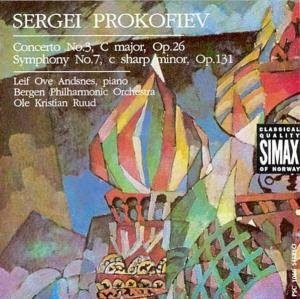 Cover for Prokofiev / Andsnes / Bgpo / Ruud · Piano Concerto 3 / Symphony 7 (CD) (1992)