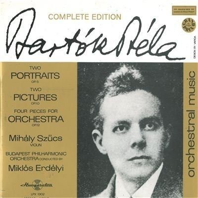 Cover for Bela Bartok  · Portraits Per Orchestra Op 5 (1907 1911) N.1 N.2 (VINYL)