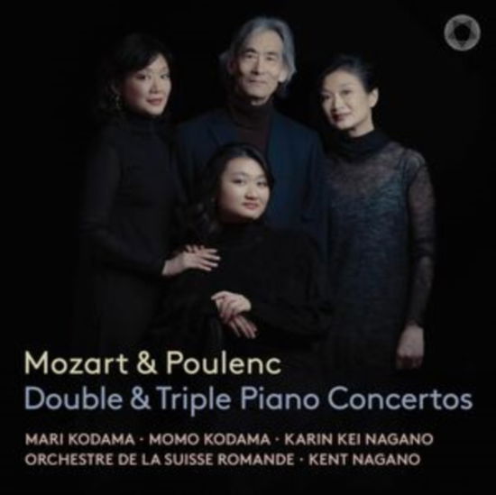 Cover for Karin Kei Nagano · Mozart / Poulenc: Double &amp; Triple Piano Concertos (CD) (2024)