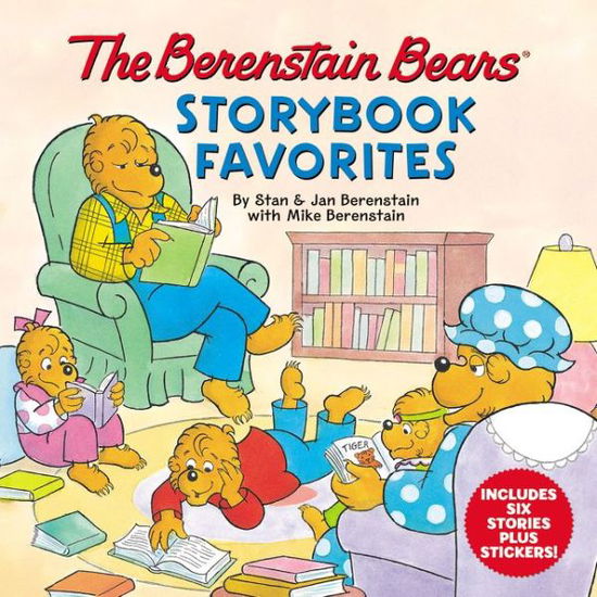 The Berenstain Bears Storybook Favorites: Includes 6 Stories Plus Stickers! - Berenstain Bears - Mike Berenstain - Livros - HarperCollins - 9780062930026 - 5 de maio de 2020