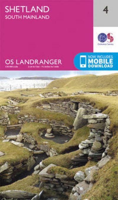 Cover for Ordnance Survey · Shetland - South Mainland - OS Landranger Map (Kort) [February 2016 edition] (2016)