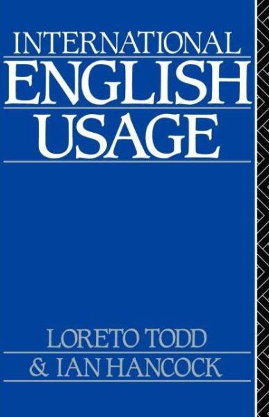 Cover for Hancock Lo Ian · International English Usage (Paperback Book) (1986)