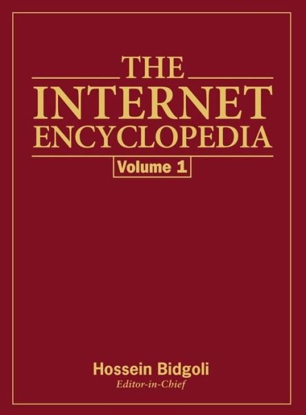 Cover for Bidgoli · Internet Encyclopedia Vol 1 (Gebundenes Buch) (2003)