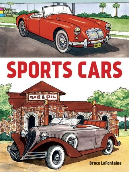 Cover for Bruce Lafontaine · Sports Cars - Dover Coloring Books (Taschenbuch) (2013)