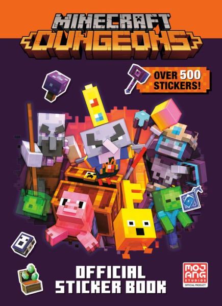 Cover for Random House · Minecraft Official Dungeons Sticker Book (Minecraft) (Pocketbok) (2021)