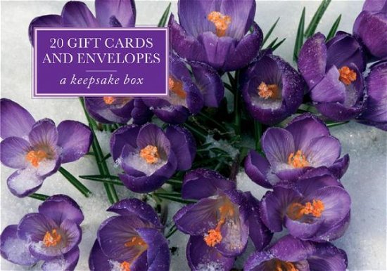 Tin Box of 20 Gift Cards and Envelopes: Crocus - Peony Press - Books - Anness Publishing - 9780754826026 - November 30, 2012