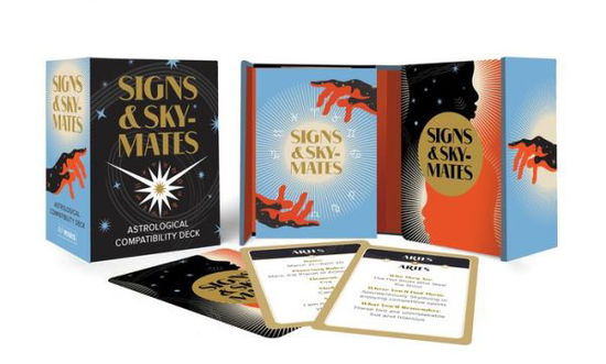 Signs & Skymates Astrological Compatibility Deck - RP Minis - Dosse-Via Trenou - Książki - Running Press - 9780762478026 - 6 grudnia 2022