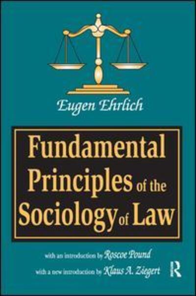 Cover for Eugene Ehrlich · Fundamental Principles of the Sociology of Law (Hardcover Book) (2017)