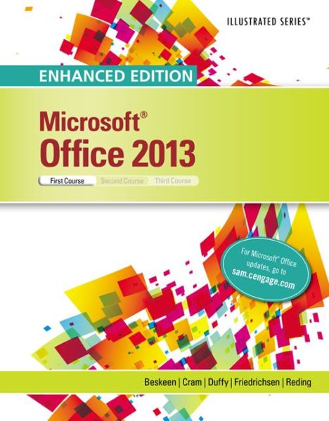 Cover for Beskeen, David (NA) · Enhanced Microsoft (R)Office 2013: Illustrated Introductory, First Course, Spiral bound Version (Spiral Book) (2015)