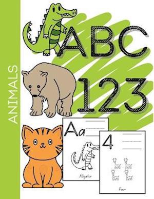 Cover for Owm LLC · Animal ABC-123 Learning Coloring Book (Buch) (2022)