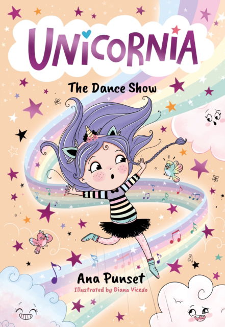 Cover for Ana Punset · Unicornia: The Dance Show: A magical unicorn school fiction story for kids - dance adventure and talent show in Unicornia for boys and girls age 5,6,7,8,9 - Unicornia (Paperback Book) (2025)