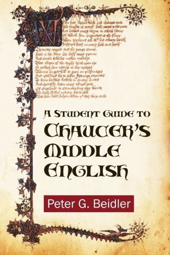 Cover for Peter G. Beidler · A Student Guide to Chaucer's Middle English (Paperback Book) (2011)