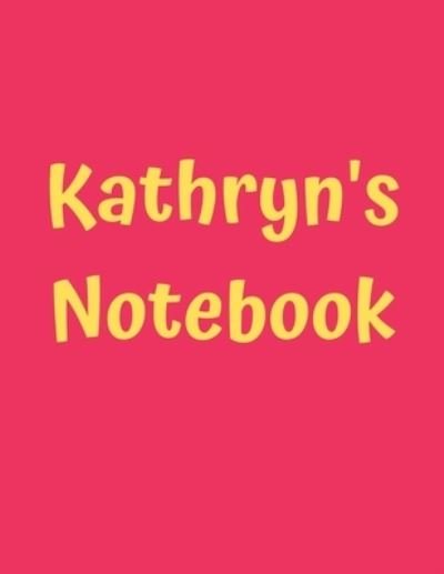 Cover for 99 Notes · Kathryn's Notebook (Pocketbok) (2019)