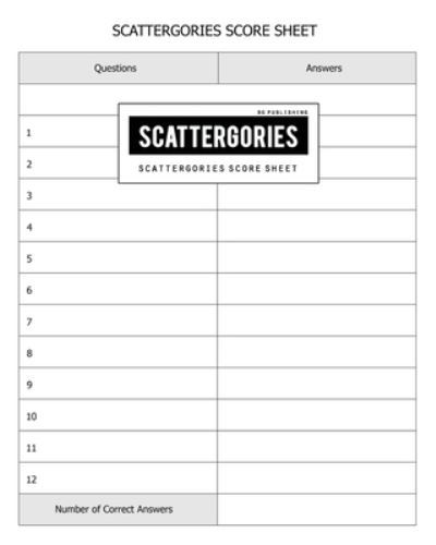 Cover for Bg Publishing · BG Publishing Scattergories Score Sheet (Taschenbuch) (2019)