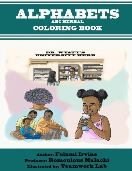 Cover for Folami Irvine · ABC Herbal Coloring Book (Paperback Bog) (2018)