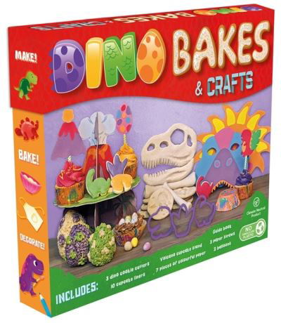 Cover for Igloo Books · Dino Bakes &amp; Crafts - Children’s Arts and Crafts Activity Kit (Paperback Bog) (2022)