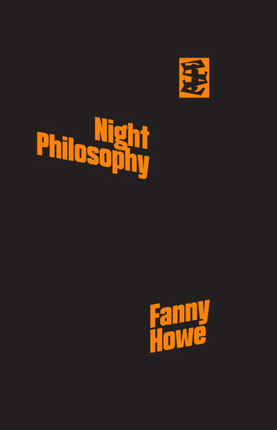 Cover for Fanny Howe · Night Philosophy (Paperback Book) (2020)